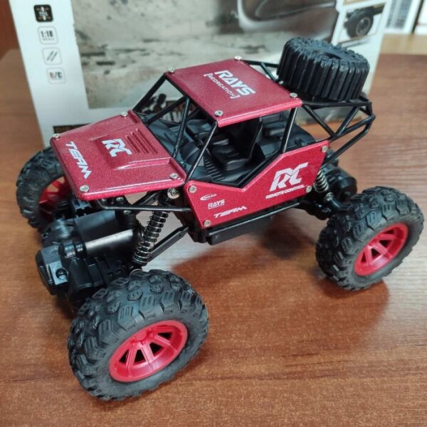 

Машинка на радиоуправлении Багги Military 1:18 Rock Crawler EL-2029 Бордовый