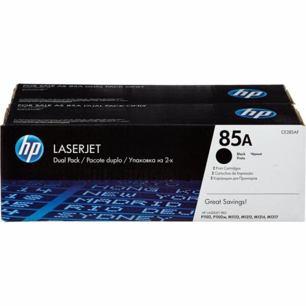 

Картридж HP LJ 85A Dual Pack (CE285AF)