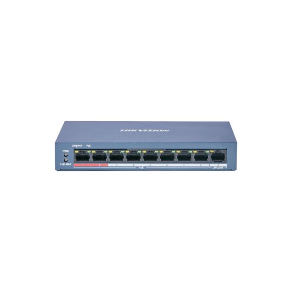 

8-портовый неуправляемый POE коммутатор Hikvision DS-3E0109P-E (C)