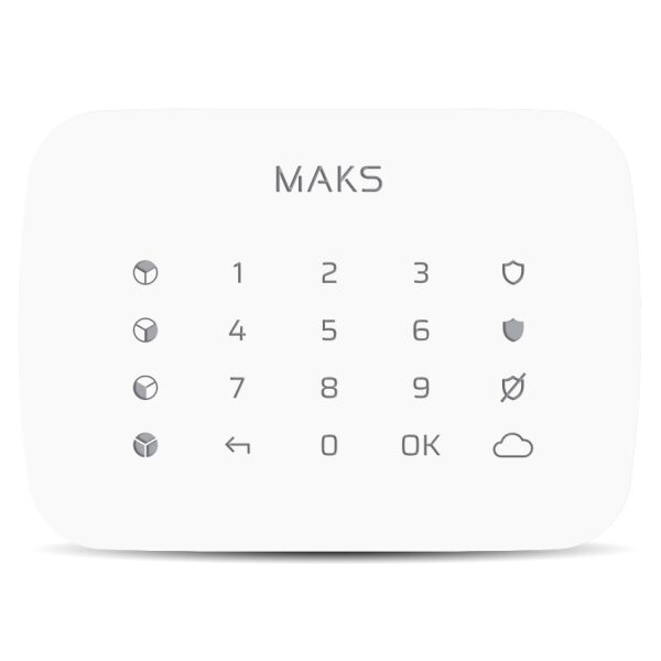 

Беспроводная сенсорная клавиатура Maks Keypad white