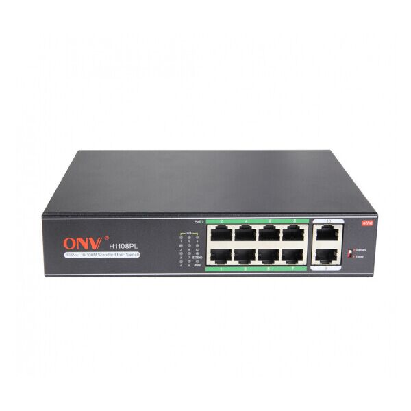

PoE коммутатор ONV ONV-H1108PL (8xPOE, 2xLan)