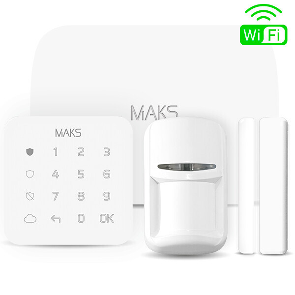 

Комплект беспроводной сигнализации MAKS PRO WiFi KIT white
