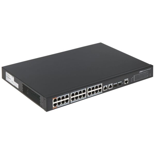 

24-портовый управляемый POE коммутатор Dahua PFS4226-24ET-240