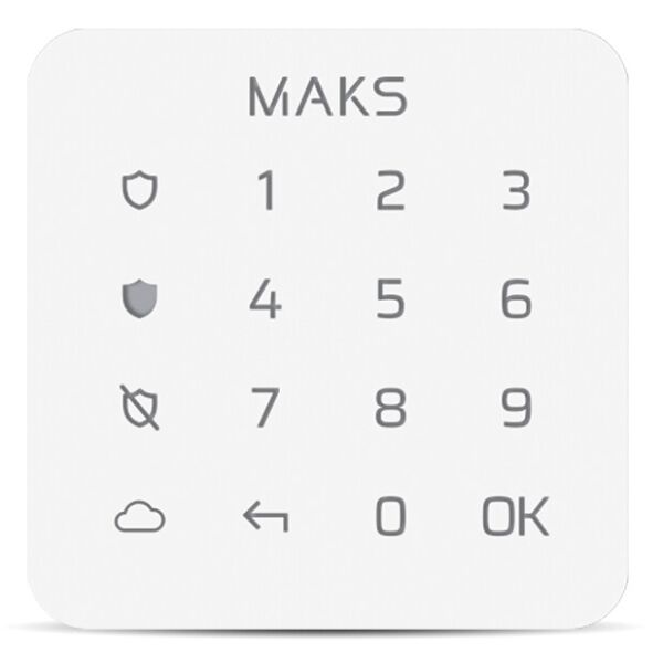 

Беспроводная сенсорная клавиатура Maks Keypad mini white