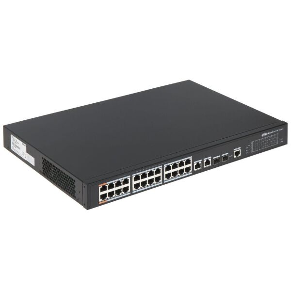 

24-портовый управляемый POE коммутатор Dahua PFS4226-24ET-360