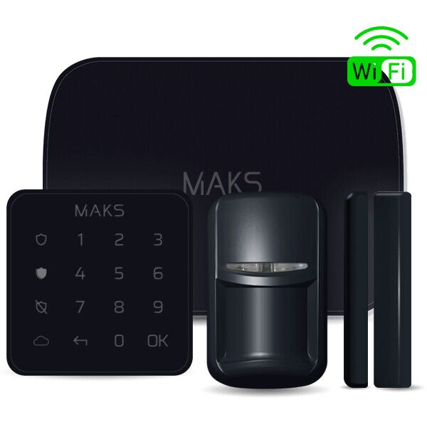 

Комплект беспроводной сигнализации MAKS PRO WiFi KIT black