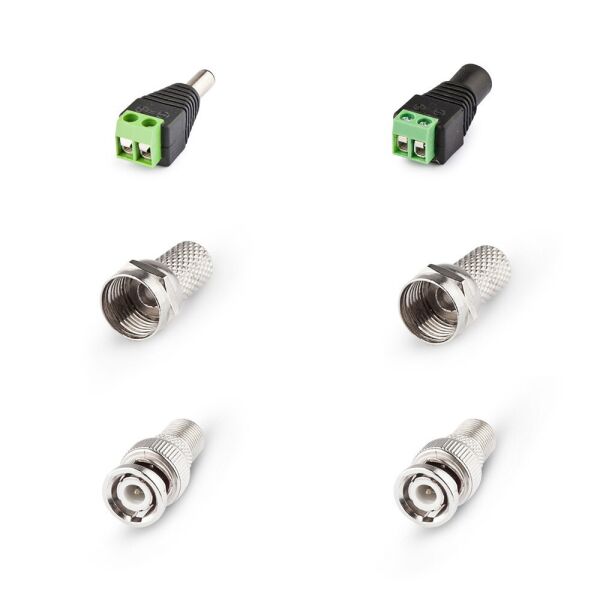 

Монтажный набор разъемов Green Vision RG 59 для 1 камеры