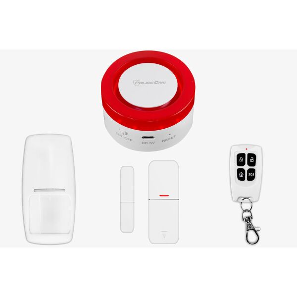 

Комплект беспроводной Wi-Fi сигнализации PoliceCam WIFI Smart Siren