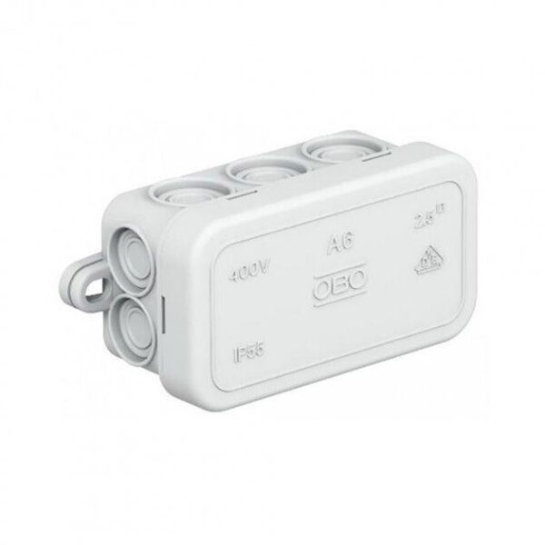 

Коробка монтажная OBO Bettermann 80 х 43 х 36 мм (тип А6 IP 55)