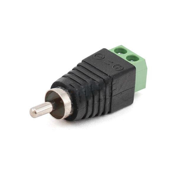 

Разъем Green Vision RCA-под зажим
