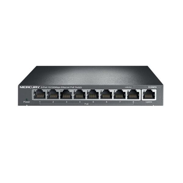 

PoE коммутатор Mercury S109PS (8xPOE, 1xLAN)