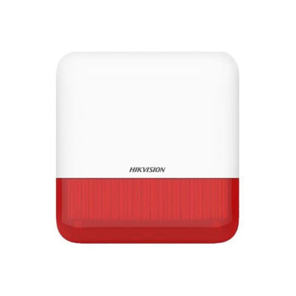 

Беспроводная уличная сирена Hikvision DS-PS1-E-WE-Red (красная)