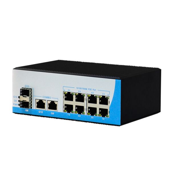 

POE комутатор 12-ти портовый индустр. HongRui HR400-822GTS