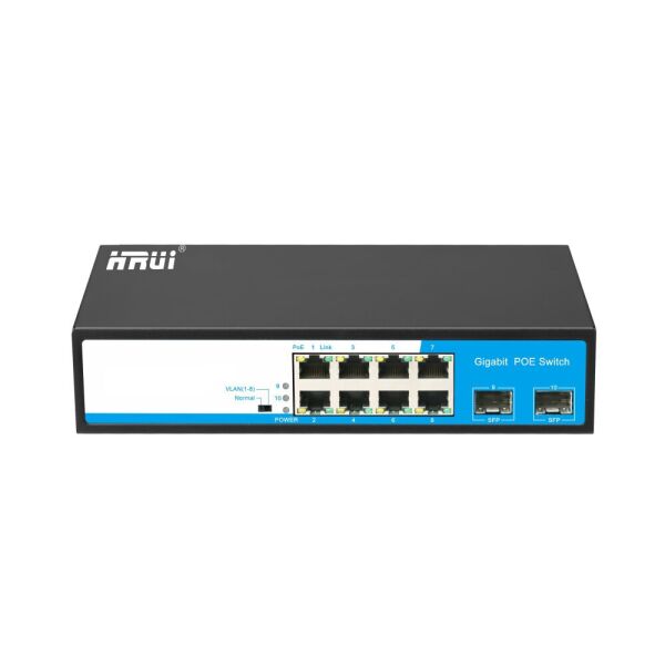 

POE коммутатор 10-портовый HongRui HR901-AFG-82S