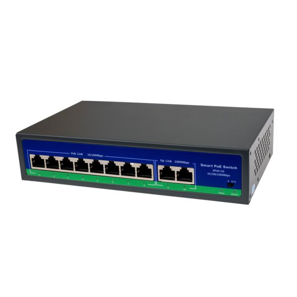 

PoE комутатор 8 портів SEVEN P-7328G (8xPOE, 2xLAN)