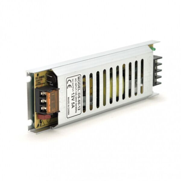

Импульсный блок питания NRU DS-60-12 12В 5А (60Вт) SLIM