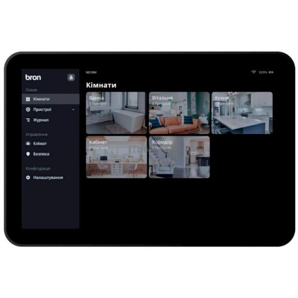 

Центр управления Bron Tablet