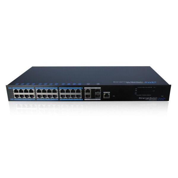 

24-портовый управляемый POE коммутатор UTEPO UTP7224E-POE-L2