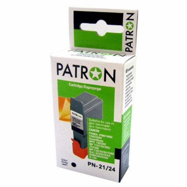 

Картридж Patron CANON BCI-24/21 black (№ PN-21/24) (CI-CAN-BCI-24-B1-PN/CI-CAN-BCI-2124-B-PN)