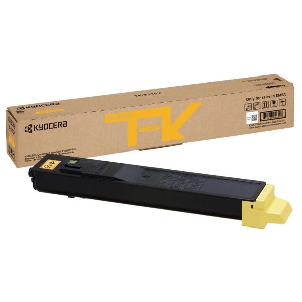 

Тонер-картридж Kyocera TK-8115Y Yellow 6K (1T02P3ANL0)