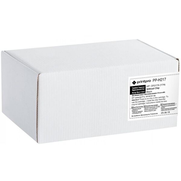 

Картридж PrintPro HP CF217A LJ Pro M102/M130 (без чипа) (PP-H217)
