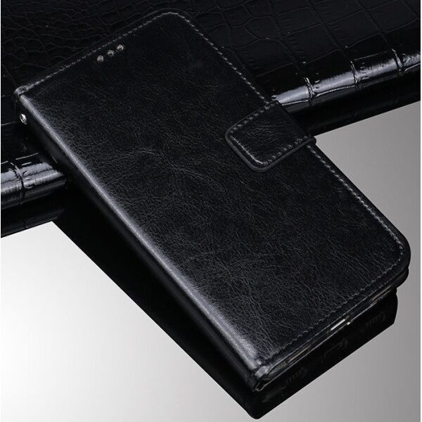 

Чехол Fiji Leather для Vivo V21 книжка с визитницей черный