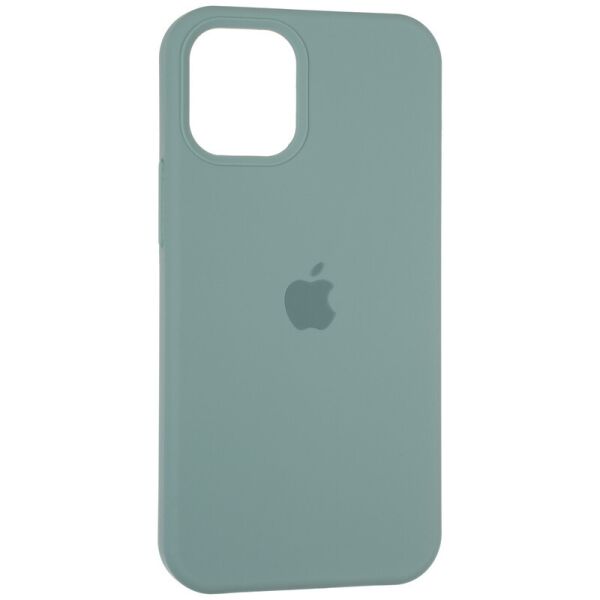 

Чехол Fiji Silicone Case для Apple iPhone 12 Pro бампер накладка Full Soft Granny Grey