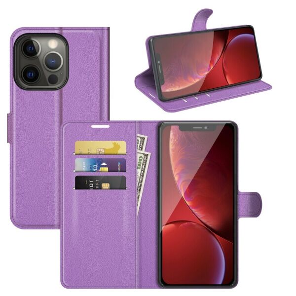 

Чехол Fiji Luxury для Apple Iphone 13 Pro Max книжка фиолетовый