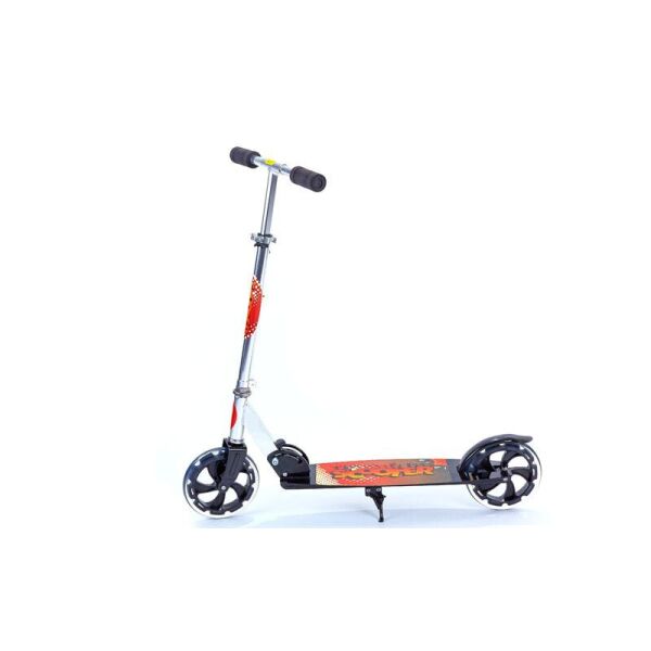 

Самокат двухколесный XINZ SCOOTER CA-200 Материал: металл, полиуретан (PU). Размер платформы: 53х11 см. Цвет: чёрный-белый.