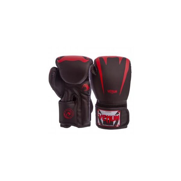 

Перчатки боксерские PU на липучке VNM BO-8349 (р-р 10oz, черный-красный)