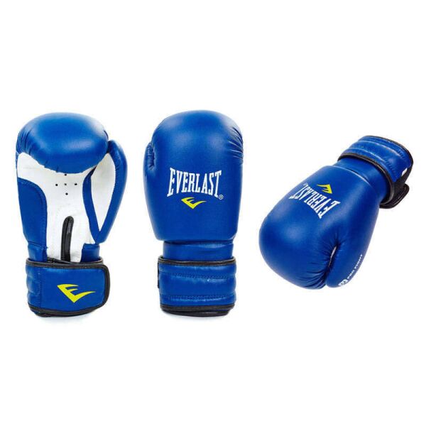 

Перчатки боксерские PVC на липучке Everlast MA-5018 (синий, 4 унции)