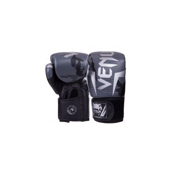 

Перчатки боксерские PU на липучке VNM BO-2532 (р-р 8oz, черный-серый камуфляж)