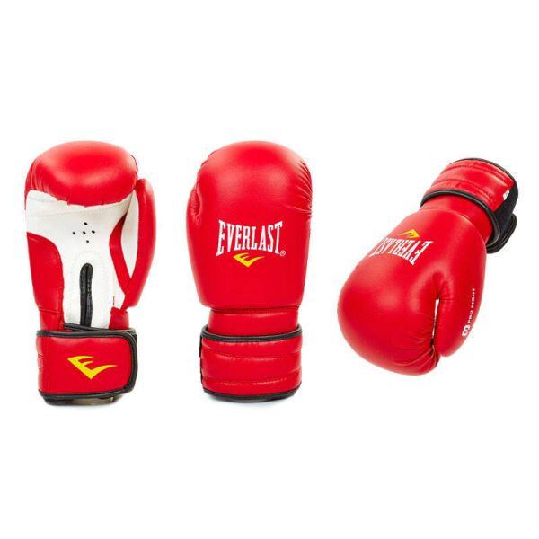 

Перчатки боксерские PVC на липучке Everlast MA-5018 (красный, 6 унции)