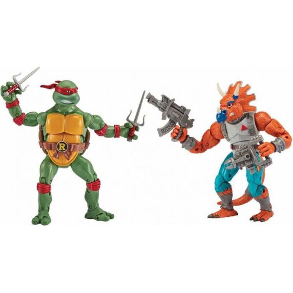 

Набор фигурок TMNT Рафаэль против Трицератона (81278)