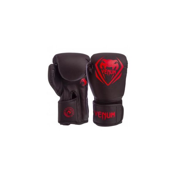 

Перчатки боксерские PU на липучке VNM BO-8351 (р-р 8oz, черный-красный)