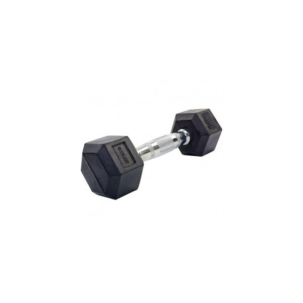 

Гантель цельная шестигранная ZELART TA-5159-22,5 (1шт, вес 22,5кг)