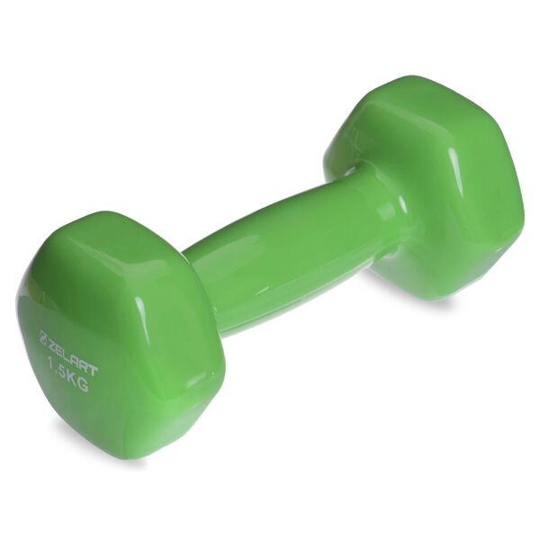

Гантель для фитнеса с виниловым покрытием Zelart TA-2777-1,5 Материал: Металл + Винил Цвет: Салатовый Вес: 1,5кг