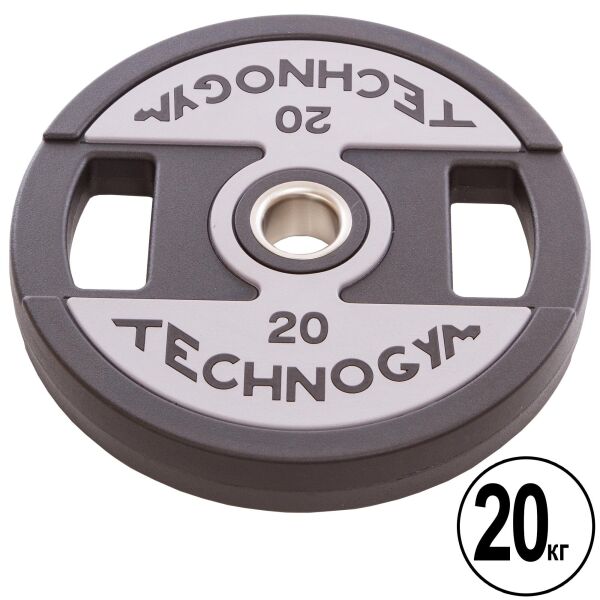 

Блины (диски) полиуретановые TECHNOGYM TG-1837-20 Материал: Металл + Полиуретан. Вес: 20 кг. Внутренний диаметр диска: 51 мм. Цвет: Черный