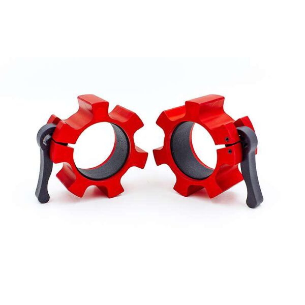 

Замки для грифа с фиксатором Lock-Jaw PRO TA-5109 2шт 50мм красный