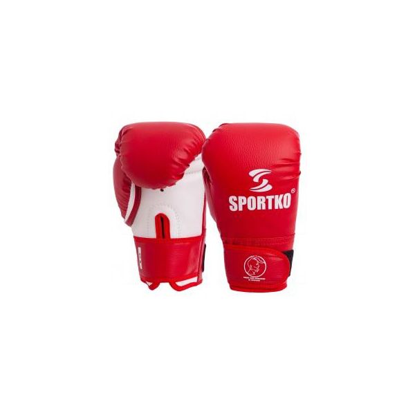 

Перчатки боксерские SPORTKO PD-2 8 унции Красный