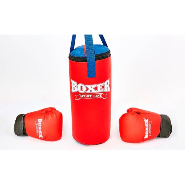 

Боксерский набор детский BOXER 1008-2026 Черный-красный