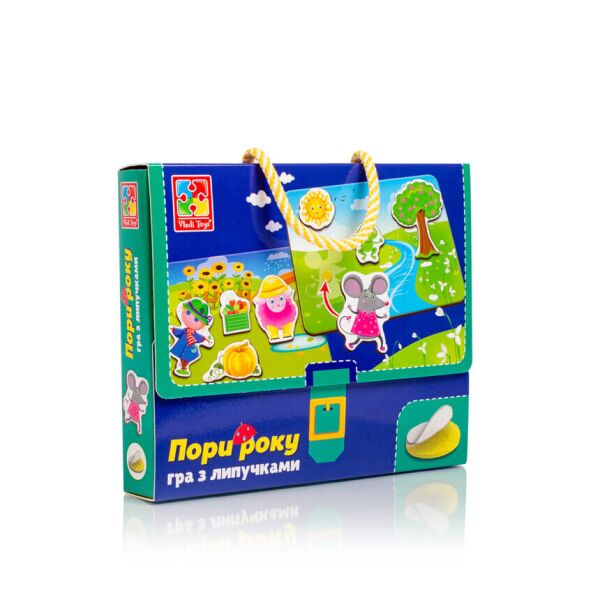

Игра настольная на липучках "Какое время года" Vladi Toys VT1302-25 укр