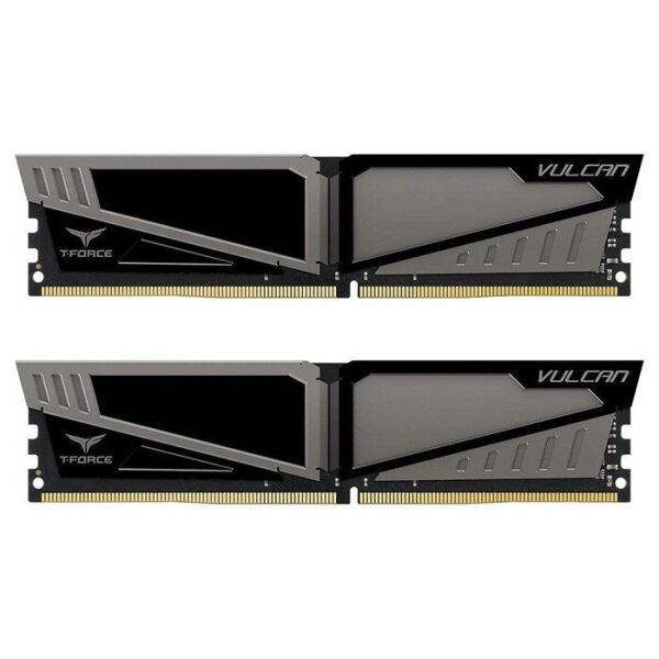 

TEAM 8 GB (2x4GB) DDR4 2666 MHz T-Force Vulcan Gray (TLGD48G2666HC15BDC01)