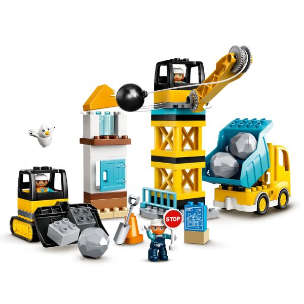 

LEGO Duplo Town Сокрушительный шаровой таран 56 деталей (10932)