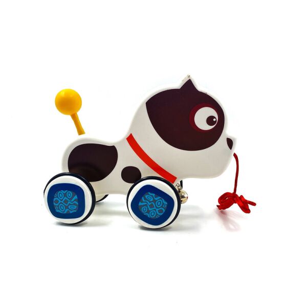 

Каталка на шнурке Jia Yue Toys Собака 21 см Разноцветная