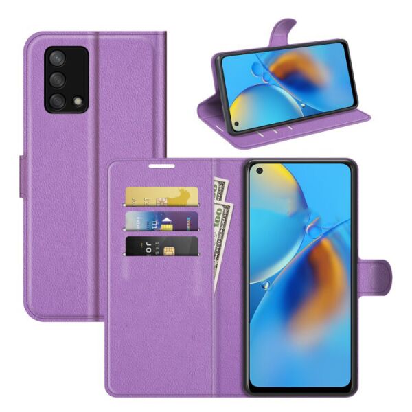 

Чехол-книжка Litchie Wallet для Oppo A74 Violet