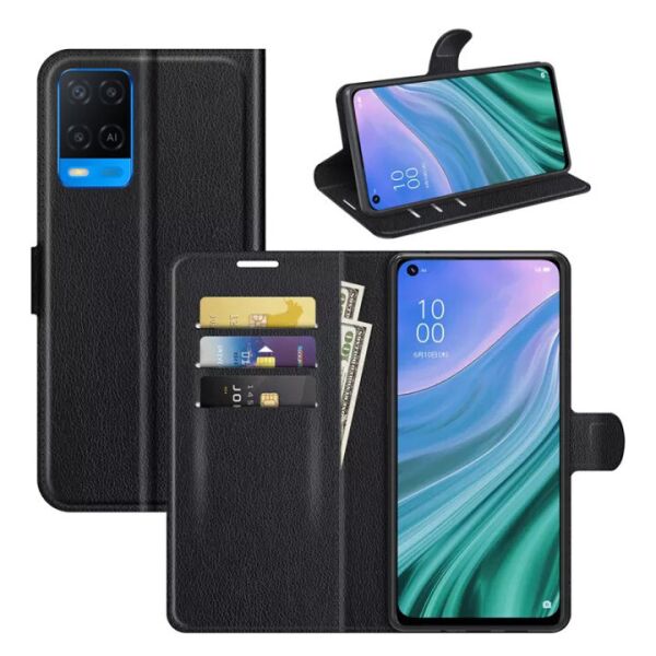

Чехол-книжка Litchie Wallet для Oppo A54 Black