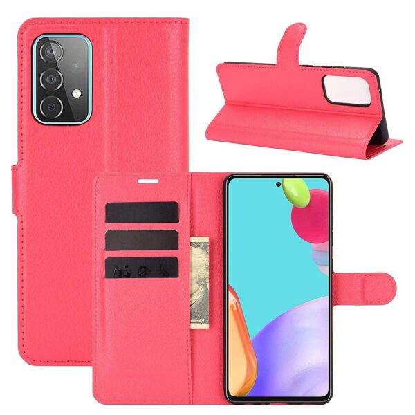 

Чехол-книжка Litchie Wallet для Samsung Galaxy A72 Red