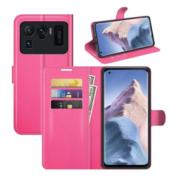 

Чехол-книжка Litchie Wallet для Xiaomi Mi 11 Ultra Rose