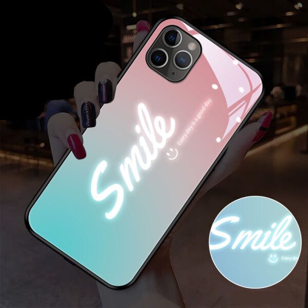 

Смарт-чехол для телефона для iPhone 12/12 Pro CLUB STYLE с LED подсветкой ударопрочный (CH663)